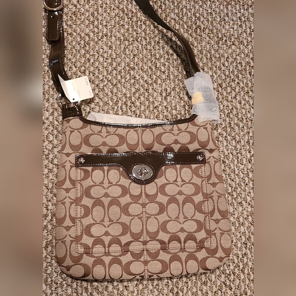 Coach Brown Penelope Crossbody Purse NWT - Picture 6 of 8